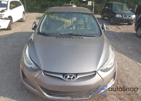 2016 Hyundai Elantra Se из США, поврежденный, VIN 5NPDH4AE5GH793062